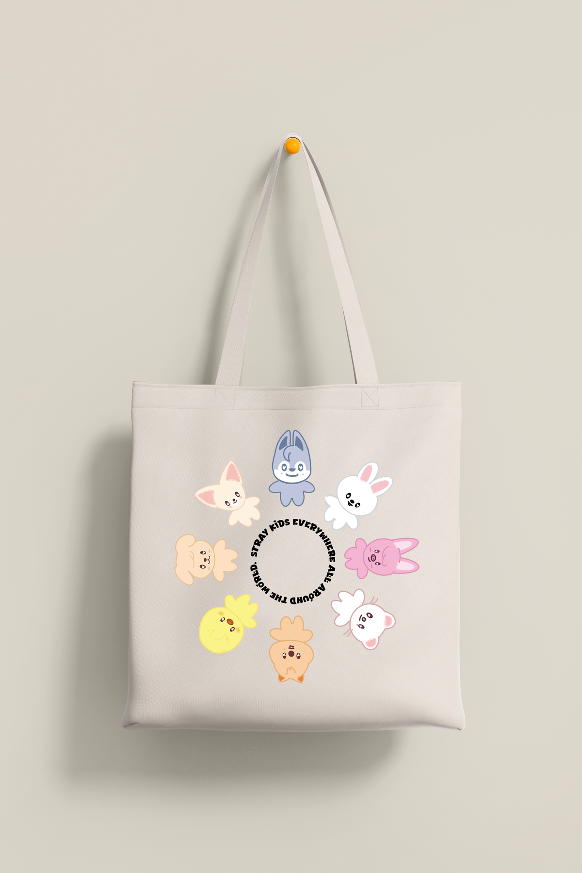 StrayKids　SKZOOトートバッグ　ジニレット SKZOO Tote bag – Saetori Shop
